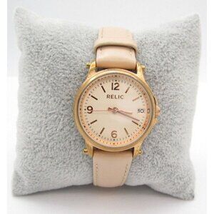 Women Relic Quartz WR Analog 30mm Dial Causal Round Watch (G69) ZR34382